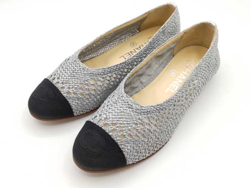 シャネル買取  パンプス メッシュ